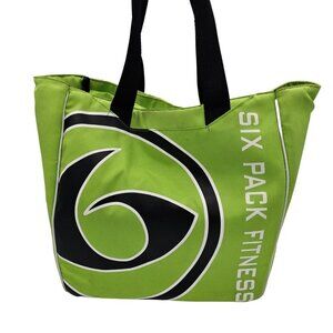 6 Pack Fitness Prodigy Camille Meal Management Tote Lime Green/Black